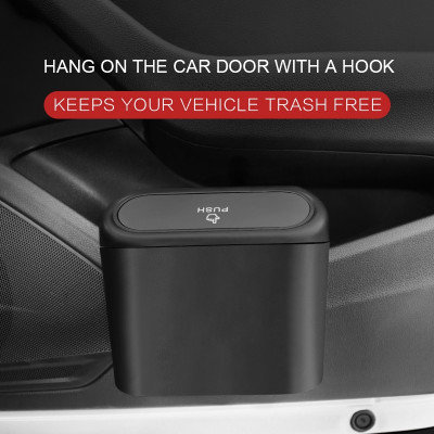 Thùng rác mini ô tô, thùng đựng rác ô tô xe hơi nhỏ gọn đa năng gắn cửa xe sau ghế tiện dụng