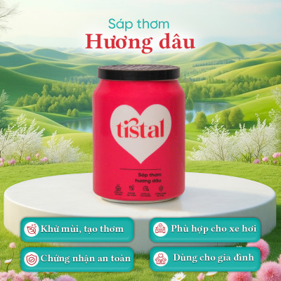Tistal Sáp Thơm Ô tô Khử Mùi, Thơm Lâu, Thiết Kế Sang Trọng