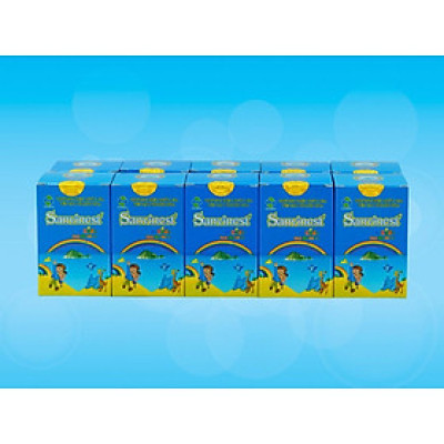 [Combo 10 lọ] Nước Yến sào Sanvinest Khánh Hòa dành cho trẻ em đóng lọ 62ml-26%