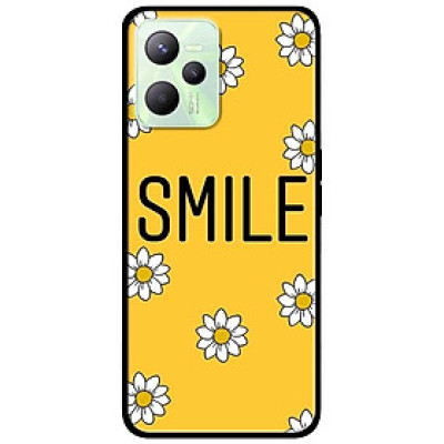Ốp lưng dành cho Realme C35 mẫu Smile Hoa