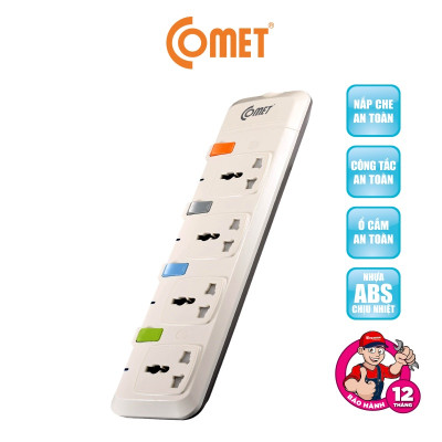 Ổ cắm đa năng Comet có USB công suất cao 2500W chịu nhiệt bảo hành 1 đổi 1