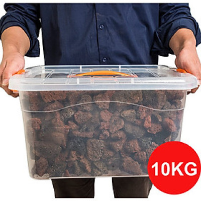 10KG Đá nham thạch cho bể cá cao cấp, vật liệu lọc nước hồ thủy sinh, trang trí bể cá cảnh, trồng lan