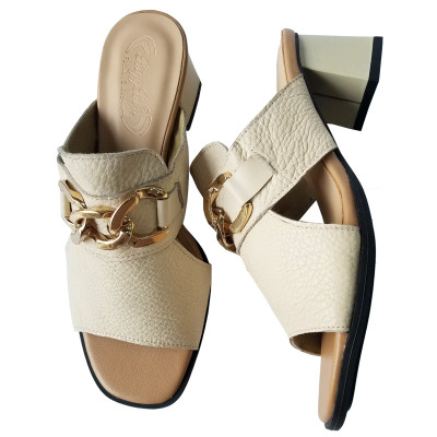 Dép Cao Gót Nữ BIGGBEN Da Bò Cao 5 Phân DCG108