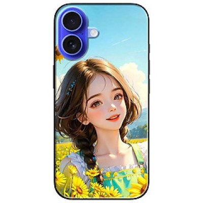 Ốp lưng dành cho Iphone 16 - 16 Plus - 16 Pro - 16 Pro Max - Thiếu Nữ Áo Xanh Lá - Hàng Chính Hãng