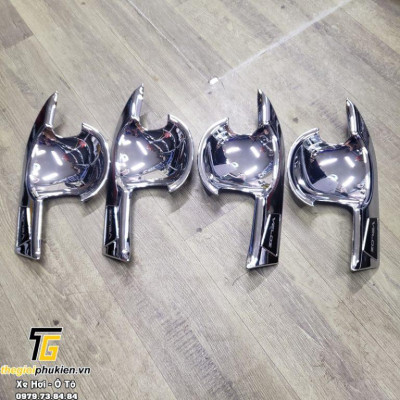 Ốp hõm cửa, tay nắm cửa xe Toyota Veloz mạ Crom