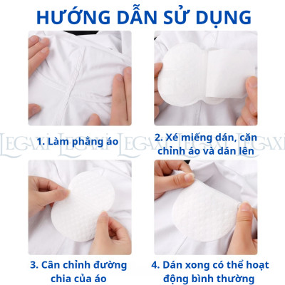 Miếng Dán, Lót Thấm Hút Mồ Hôi Nách Siêu Thấm, Dán Chống Thấm Mồ Hôi, Khử Mùi Hiệu Quả Cho Nam Và Nữ