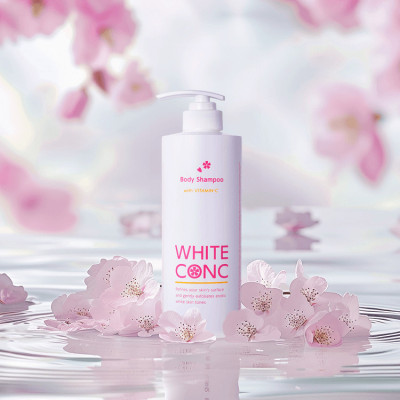 Sữa Tắm Dưỡng Trắng Da Toàn Thân Hoa Anh Đào White Conc Body Shampoo Cii Sakura (Chai 600 mL)
