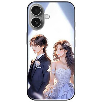 Ốp lưng cho IPhone 15 - 15 Plus - 15 Pro - 15 Pro Max - 16 - 16 Plus - 16 Pro - 16 Pro Max - Cặp Đôi Cưới Nhau - Hàng Chính Hãng