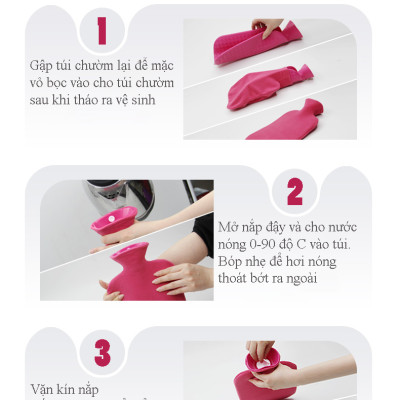 Túi chườm nóng lạnh Fashy Đức dòng bọc lông cừu phù hợp cho người lớn