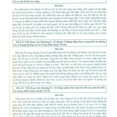 Sách - 199 Bài và đoạn văn hay lớp 10 ( Biên soạn theo chương trinh giáo dục phổ thông mới )