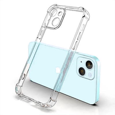 Ốp lưng cho iPhone 14, iPhone 14 Plus, iPhone 14 Pro, iPhone 14 Pro Max, iPhone 15, iPhone 15 Plus, iPhone 15 Pro, iPhone 15 Pro Max, dẻo trong chống sốc cao cấp - Hàng chính hãng