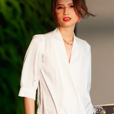 Áo Đắp Vạt Indy TOP190 Thời trang thiết kế Hity