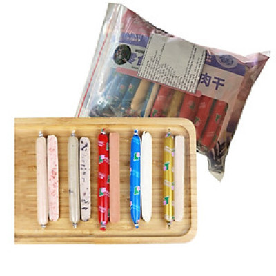 Xúc xích cao cấp 5 vị cho chó mèo 75 cây Saly Q PF11TK