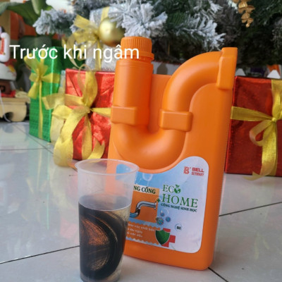Nước Thông Cống Công Nghệ Sinh Học ECOHOME 1 Lít Giúp Phân Hủy Nhanh Chóng Các Chất Hữu Cơ Trong Đường Ống Thoát Nước