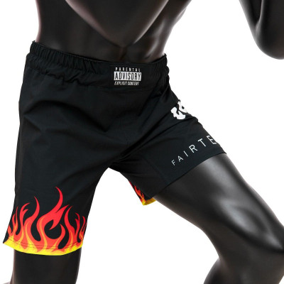 Quần short Fairtex MMA/Võ tổng hơp - AB12 - Hàng chính hãng/"Burn"  Training Short