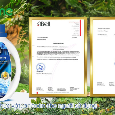 Nước Giặt Xả Công Nghệ Sinh Học Bell Home Hương Sang Trọng 3,2kg