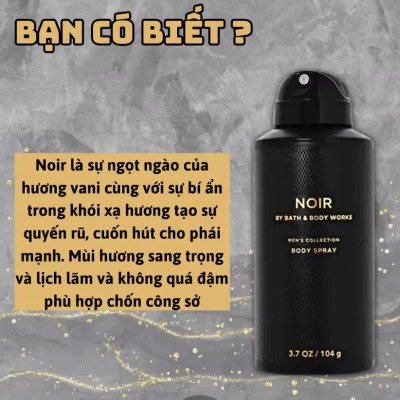 Body Mist Nam Bath And Body Work 104g - Body Spray Nam - Body Mist Nam Chính Hãng