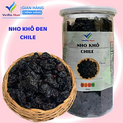 Nho Đen Chile Sấy Khô Viettin Mart 500g