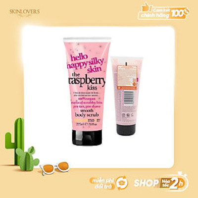 Tẩy da chết toàn thân với thành phần chiết xuất quả mâm xôi Treaclemoon 225ml