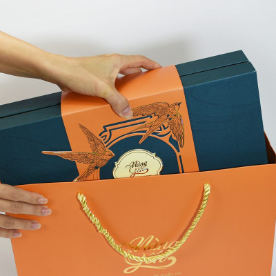 Yến sào Nàng Yến | Set quà cao cấp Hy Vọng - An (Gồm tổ yến và nguyên liệu chọn lọc đi kèm) | Quà tặng chăm sóc sức khóe Sang trọng và tiện lợi