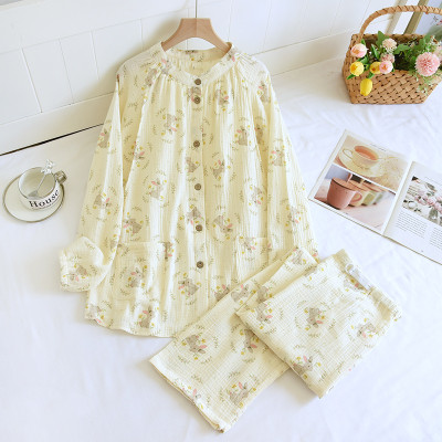 Bộ Đồ Bầu Và Sau Sinh Dài Tay Chất Liệu Xô Muslin Cao Cấp M4 Nhiều Họa Tiết