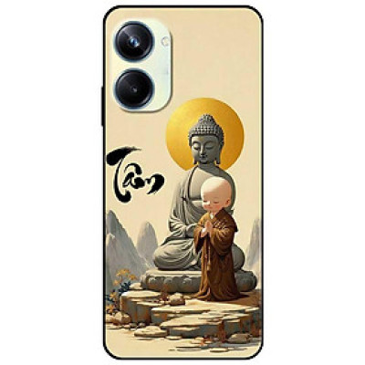 Ốp lưng cho Oppo Realme 10 - C11 2021 - C65 4G - C67 - C20 - Poco X6 5G - Chú Tiểu Tâm Nâu - Hàng Chính Hãng