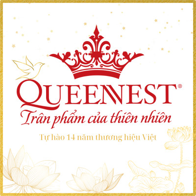 Nước Yến chưng sẵn Queennest 12% 70ml - Hộp 6 hũ 70ml - Hộp quà biếu tặng - Hàng Chính Hãng