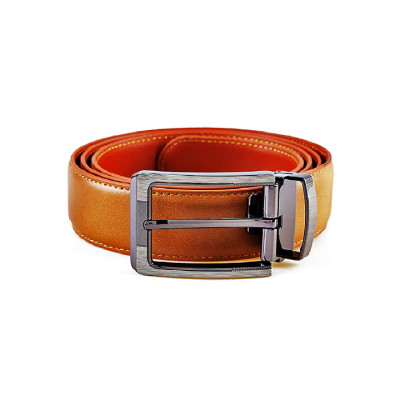 Dây nịt nam Huy Hoàng viền chỉ màu da bò HP4128, đen HP4129, nâu-HP4130, trắng HP4140