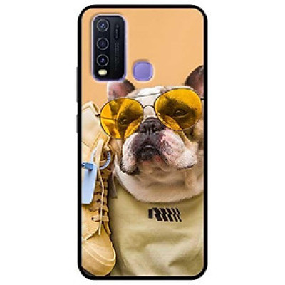 Ốp lưng dành cho Vivo Y30 - Y30i - Y50 mẫu Cún Kính Vàng