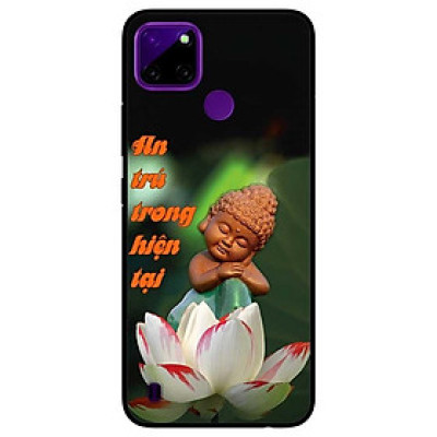 Ốp lưng dành cho Realme C21Y - C25Y mẫu An Trú Sen Trắng