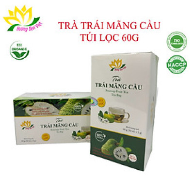 TRÀ TRÁI MÃNG CẦU TÚI LỌC HỘP 60G - HƯƠNG SEN VIỆT