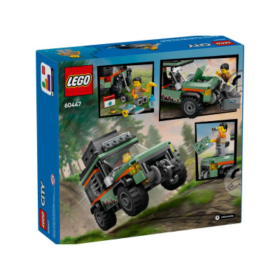 Đồ Chơi Xe Leo Núi Địa Hình 4X4 LEGO CITY 60447 (221 chi tiết)