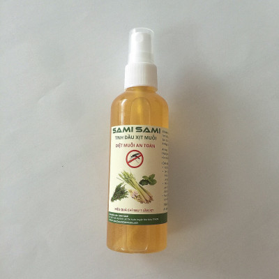Tinh dầu xịt muỗi SAMI SAMI, thuốc diệt muỗi xua muỗi và côn trùng an toàn cho sức khoẻ, hiệu quả sau 1 lần xịt