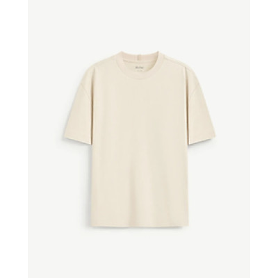 Áo thun tay ngắn nam phối tape Form Boxy - RT 10S25TSS053 | ROUTINE CÀ MAU