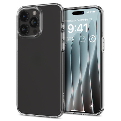 Ốp Lưng Spigen Dành Cho iPhone 15 Pro Max / iPhone 15 Pro / iPhone 15 Plus / iPhone 15, SPIGEN LIQUID CRYSTAL CLEAR - HÀNG CHÍNH HÃNG