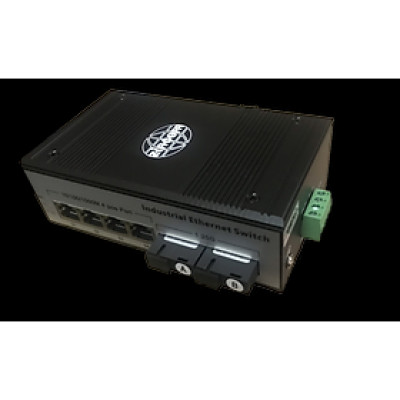 Thiết bị chuyển mạch công nghiệp, Switch POE công nghiệp 4 ports POE 1000M, 2 ports FIBER 1000M 20KM - hàng chính hãng ZINCOM