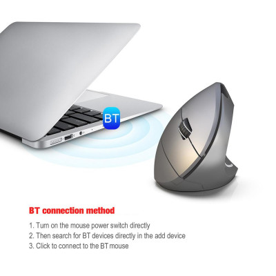 Chuột không dây HXSJ T29 quang dọc BT3.0 3 DPI có thể điều chỉnh Thiết kế tiện dụng cho hệ thống Windows Android 