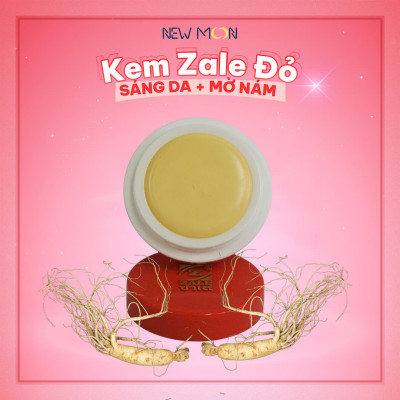 1 Hộp Kem Dưỡng Trắng Da Z ZALE ĐỎ NHÂN SÂM 6g Tẩy Nám Tàn Nhang Che Khuyết Điểm - HỘP 24 HỦ