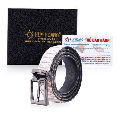 HP5311-12-13-14 - Dây thắt lưng nữ da trăn Huy Hoàng 2,5P Vip màu trắng, da nguyên thủy, đen, nâu