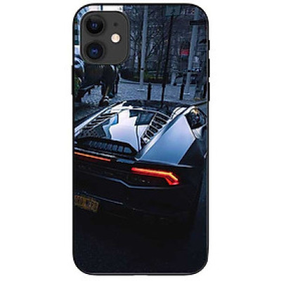 Ốp lưng dành cho Iphone 12 Mini mẫu Đuôi Xe Đen