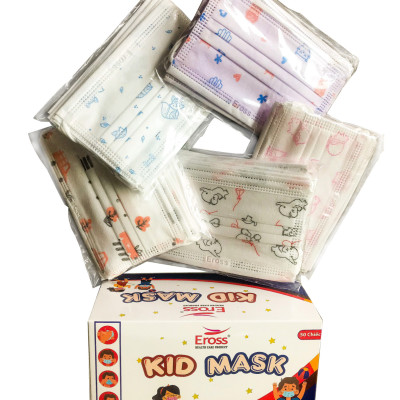 Khẩu trang Y tế trẻ em 3 Lớp Kid Mask