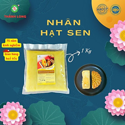 NGUYÊN LIỆU LÀM BÁNH TRUNG THU - NHÂN HẠT SEN 1 KG - THÀNH LONG - VIỆT NAM