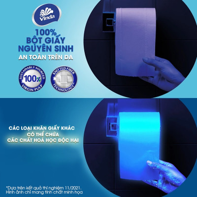 [MUA 1 THÙNG GVS DELUXE TẶNG 1 LỐC GVS DELUXE + ẤM TRÀ] Giấy vệ sinh cao cấp Vinda Deluxe 3 lớp (8 Cuộn)