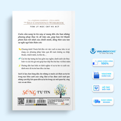 Tâm Lý Học CBT Và ACT - Sống Tự Tin - Vanlangbooks