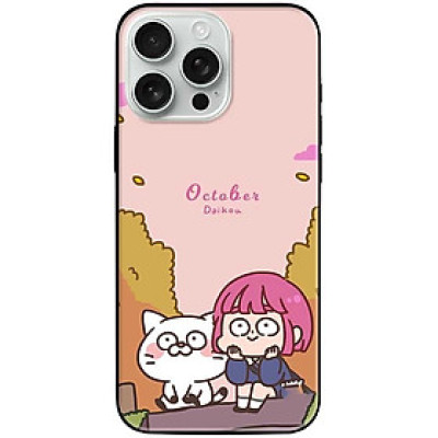 Ốp lưng cho IPhone 15 - 15 Plus - 15 Pro - 15 Pro Max - 16 - 16 Plus - 16 Pro - 16 Pro Max - Cô Gái Mèo Trắng OCT - Hàng Chính Hãng