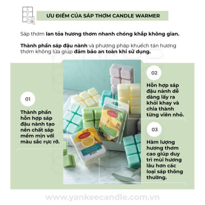 Sáp thơm Candle Warmer - White Peony