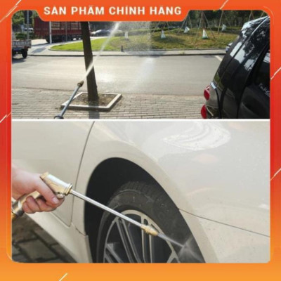 Vòi Xịt️Evoucher Bộ dây vòi xịt nước rửa xe, tưới cây , tăng áp 3 lần, loại 20m 206701-2 đầu đồng, cút đồng