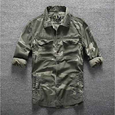 Áo sơ mi_khoác kaki CHYAF chiến thuật_dã ngoại