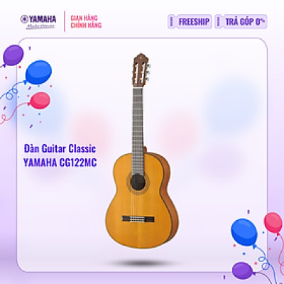 Đàn Guitar Classic YAMAHA CG122MC (gỗ tuyết tùng) - Lớp phủ Finish mờ, bảo hành chính hãng 12 tháng - Hàng chính hãng