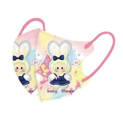 SET 50 Chiếc Khẩu Trang 5d Baby Three, Kháng Khuẩn,  Dễ Thương Cho Bé - giao họa tiết ngẫu nhiên